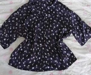 Floral Print Button-Down Shirt