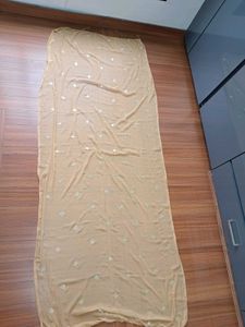 40)Embroidered Chiffon Dupatta