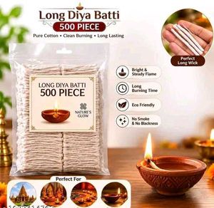 but 1 get1 free= 500+500 Puja wicks best quality