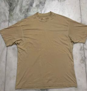 H&M Oversized Men's Basic Tan T-Shirt