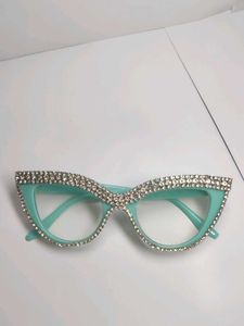 Sparkling Cat-Eye Eyeglasses
