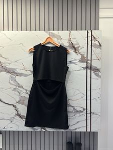 Chic Black Cut-Out Mini Dress