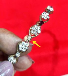 Vintage Gold Tone Floral Bangles - Set of 4