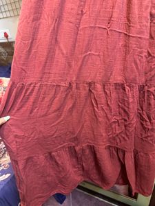 Old Navy Fit &amp; Flare Crinkle Gauze Maxi Dress