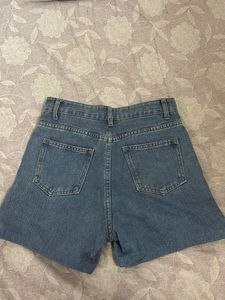 Light Wash Denim Shorts