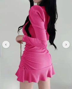 Pink Bodycon Mini Dress S-Size