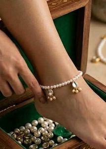 Handmade Pearl Anklets