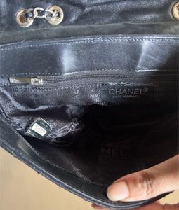 vintage Chanel quilted leather bag