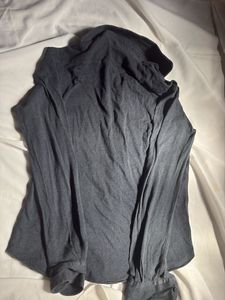 Men's Charcoal Button-Up Shirt