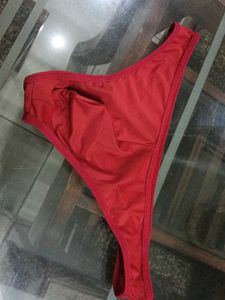 Men's Red Swim Briefs