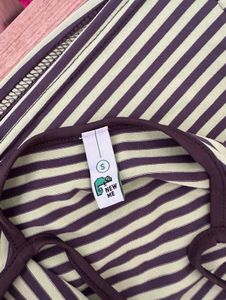Striped Crop Tank Top