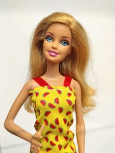 Barbie Doll in Watermelon Dress
