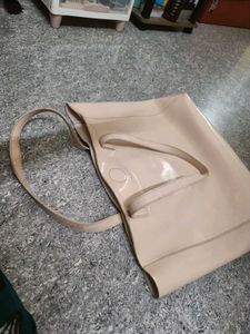 Beige Tote Bag