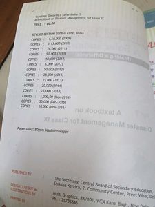 Together Towards a Safer India Textbook