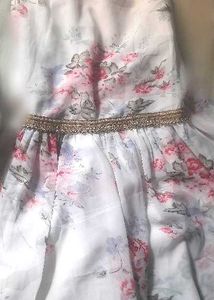 Floral Embroidered Gharara Suit