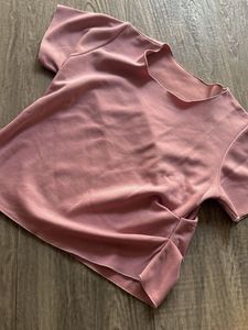 Dusty Rose Casual T-Shirt