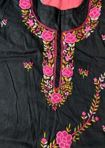 hand Embroidered Kurta Set n extra top duppata