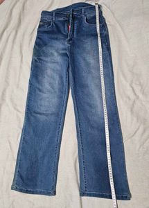 Blue Straight Fit Jeans (30-32 waist)