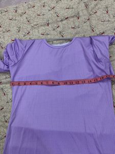 Vero Moda Purple Check Midi