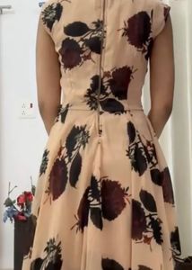 Chic Floral Print Dress