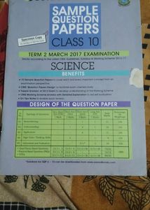 Maths And Science Sample Question Paper Solved Boo