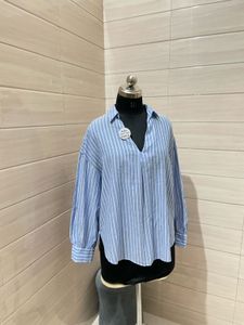 H&amp;M Oversized Striped  Blouse