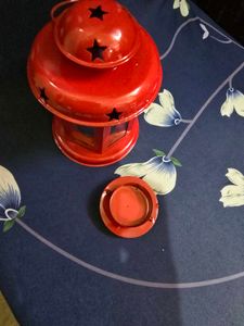 Vintage Red Star Lantern