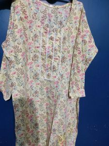 Women's Floral Print Kurta