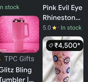 Sparkling Pink Gem Tumbler Cup ✨️🌸