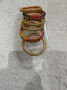 Beautifully Embellished Bangles