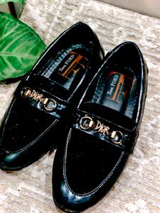for kid Classic Black Dior Loafers