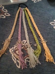 Boho Braided Hair Tie 5 liyers