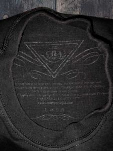 Y2K Affliction Skull Graphic Print Tee
