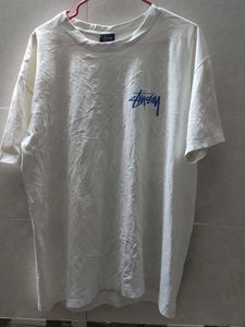 Stussy White Graphic T-Shirt