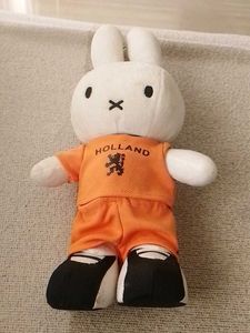 Miffy Plush Toy - Holland Soccer Outfit