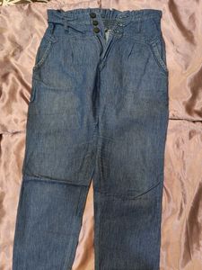 High Waisted Denim Jeans