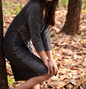 Sparkly Wrap Dress