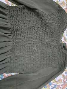 Chic Smocked Peplum Top