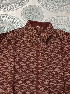 Men’s Patterned Short Sleeve Shirt