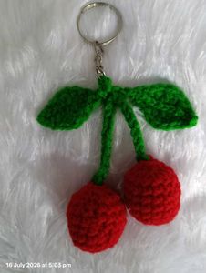 Cute Cherry Keychain