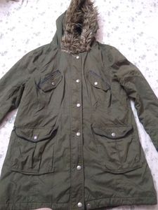 olive green jacket