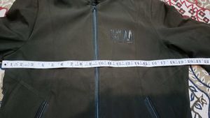 Stylish Khaki Bomber Jacket with Hood