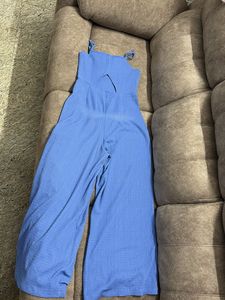 Blue Wide Leg Jumpsuit