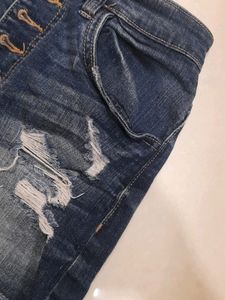 IMPORTED Y2k Denim Shorts