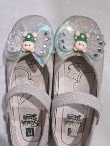 Sparkly Bow Shoes for Girls