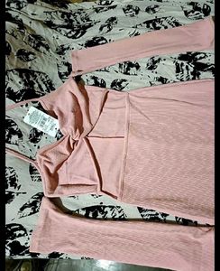 chic pink maxi dress