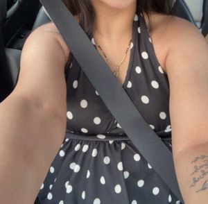 Chic Polka Dot Halter Top