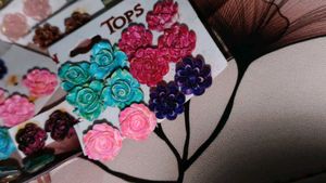 Floral Stud Earring Set