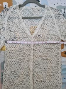 White Lace Cardigan