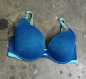 Blue Padded Bra